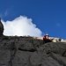 gut gesicherter und gestufter Aufstieg unweit vom Säntis