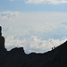 zwei Wanderer zwischen Lysengrat und Säntis