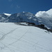 Gletscher unterhalb der Aiguille du Gouter
