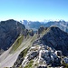 Rigidalstock und Verbindungsgrat zum Gross Walenstock den ich überschritten habe.