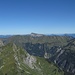 Rundblick vom Gipfel 2: nach Nordnordost mit dem Hohen Ifen