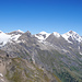 Blick auf den nördlichen Teil der Hohen Tauern.