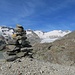 Steinmann am Gletschersee