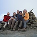 Beppe,Gabrie Suni,Lella,Ivan e Ewuska  contenti in vetta al Gletscherhorn