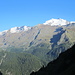 nach ausgiebiger gemeinsamer Rast auf Trift jetzt in einem größeren Zeitsprung bereits im Abstieg hinab nach Zermatt