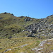 Rückblick auf den Col de la Meina (2702 m)