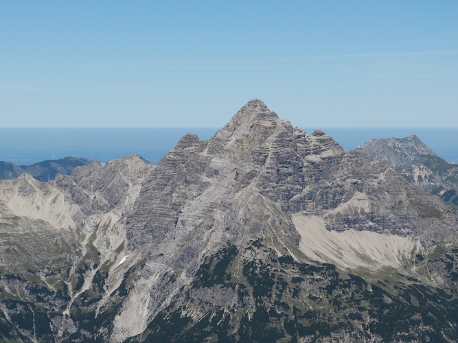 Kreuzkarspitze (2587m) und Versuch Balschtespitze Unterwegs im