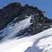 Steilaufschwung des Nordgrats (II) - mit etwas Schnee im Abstieg nicht anspruchslos