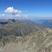 Blick ins Rätikon, unterhalb der Wolke Valisera und Heimspitze