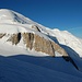 Mont Blanc vom Col de la Brenva.