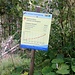 Kurioses am Wegerand: die alle 100hm auftretenden Schilder der "Herz-Kreislauf-Testwanderung" sind auf einigen Wanderungen in den Berchtesgadenern aufgestellt und angeblich "klinisch getestet"