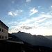 Watzmannhaus & Hochkalter im surrealen Licht der untergehenden Sonne