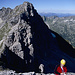 Sven auf dem Klettersteig.