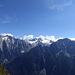 Auf dem "Oberen Bergeller Höhenweg": Herrliche Aussicht auf die Bergeller Gipfel zwischen Maloja und Vicosoprano