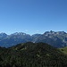 Das komplette Panorama der Rätikonberge taucht beim Aufstieg bald nach der Els-Alpe auf: Sulzfluh, Drei Türme, Drusenfluh, Zimba, Schesaplana und viele andere
