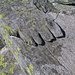God's Footprint -  oder Five Fingers. Interessante natürlich entstandene Gesteinsform (Granitblock) 