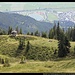 Uttendorf vom Verbindungsweg vom Sommertor zur Sonnbergalm, Kitzbühler Alpen, Österreich