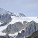 Punto dove il ghiacciaio Fellaria si divide in due, parte orientale e occidentale dal Sasso Rosso