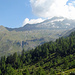 Blick zurück zu Bortelhorn und Spitzhörnli