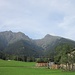 Da Vilminore si vede la nostra salita lungo la Valle del Tino