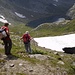 Sul fondo il lago di Poiala