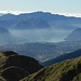 Sicht auf Lugano mit Monte Brè und San Salvatore