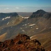 Արագած - Հյուսիսային (Aragac - Hyowsisayin; 4090,1m):<br /><br />Eine wunderbare Vulkanwelt öffnet sich dem Bergsteiger wenn er auf dem Hauptgipfel steht. Auf der gegenüber liegenden Seite des Kraters stehen Süd- und Westgipfel.<br /><br />Auf Armenisch:<br />Links: Արագած - Հարավային / Aragac - Haravayin; 3879m<br />Rechts: Արագած - Աարևմտյան / Aragac - Aare͡wmtyan; 4001m