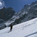 Descente du col de la Grande Ruine (3250m) sur le glacier du Clot des Cavales
