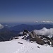 Am Horizont die Po-Ebene und der fast 4000m tiefere Lago Maggiore