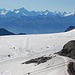 Skizirkus am Col de Tsanfleuron. Im Hintergrund die Walliser Alpen.
