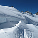 Schöne Gletscherlandschaft im Abstieg