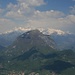 Blick vom Giochello nach Norden zum Monte Misone, dahinter die Brenta