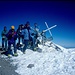 Am Pico de Orizaba hat wer das Gipfelkreuz geknickt!