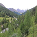 Blick vom Höhenweg ins Val Trupchun