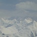 Blick aus dem Hubschrauber zum Khan Tengri