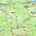 Kartenausschnitt aus Bayernviewer:<br />Aufstiegsweg in rot, Abstiegsweg in dunkelblau.<br />Den gestrichelt eingezeichneten Weg direkt zum Grünsee gibt es nicht wirklich - vielleicht gibt es Spuren, die habe ich aber nicht gefunden.