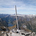 Dalla croce di vetta, panorama verso il Lago di Luzzone e verso Ovest