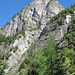 einer der vielen imposanten Felstürme, auf denen einst die Alp Lanchia lag