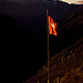 Schweizer Flagge an der Capanna Adula UTOE.
