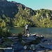 Der idyllisch gelegene Große Scheibelsee