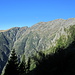 Auf dem Weg zur Cap. Albagno: Blick auf den Talschluß des Val Sementina