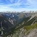 Herrliches Panorama mit den Allgäuer Alpen und der Hornbachkette.