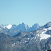 Bergeller Prominenz, zwischen Pizzo Castello (3375m) und Pizzo Badile (3305m)