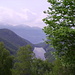 Il Lago di Vogorno e dietro il Lago Maggiore