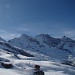 Die Felskinn-Bergstation, im Hintergrund Alphubel und die Mischabelgruppe