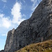 die Westwand der Schaufelspitze bietet besten Fels und einige Sportkletterrouten im VIII-er Bereich