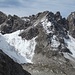 dürftige Schneelage im schönen Roßkar; Blick zum Großstein + Südlicher Torspitze