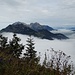 Nochmals ein Blick zum Alpstein, der stolz über dem Nebelmeer trohnt.