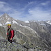 Im Hintergrund das Bietschhorn 3934m