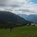 Blick durch das Engelbergertal hinauf. Ganz im Hintergrund, die Huetstock-Kette